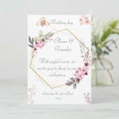 結婚式招待状カード 招待状 (スタンド正面)