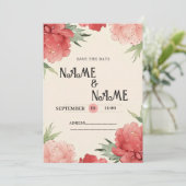 結婚式招待状カード 招待状 (スタンド正面)