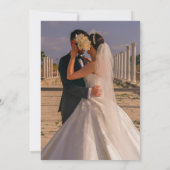 結婚式招待状カード 招待状 (裏面)