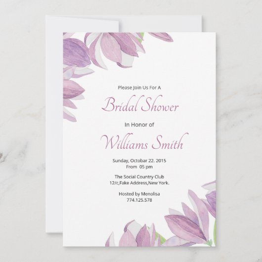 結婚式招待状カード 招待状 (正面)