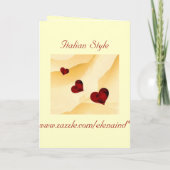 結婚式招待状カード 招待状 (裏面)