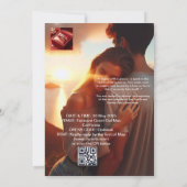 結婚式招待状カード 招待状 (裏面)