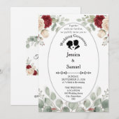 結婚式招待状カード 招待状 (正面/裏面)