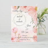 結婚式招待状カード 招待状 (スタンド正面)