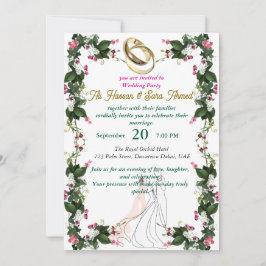 結婚式招待状カード 招待状