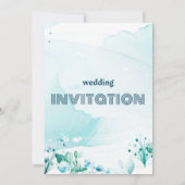 結婚式招待状カード 招待状 (裏面)