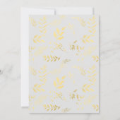 結婚式招待状サイズ: 5"x7"、紙:マット、 招待状 (裏面)