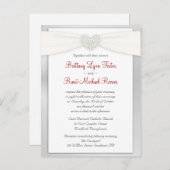 結婚式招待状サンプル葉書 インビテーションポストカード (正面/裏面)