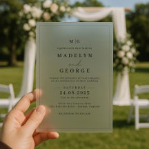 結婚式招待状シンプルテンプレートミニマル