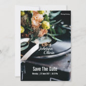 結婚式招待状シンプル映画の表紙 招待状 (正面)