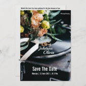 結婚式招待状シンプル映画の表紙 招待状 (正面/裏面)