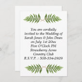 結婚式招待状シンプル 招待状 (正面/裏面)