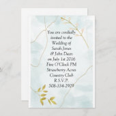 結婚式招待状シンプル 招待状 (正面/裏面)