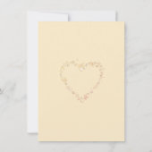 結婚式招待状シンプル 招待状 (裏面)