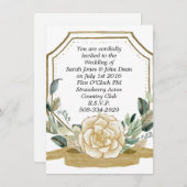 結婚式招待状シンプル 招待状 (正面/裏面)