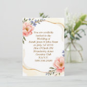 結婚式招待状シンプル 招待状 (スタンド正面)