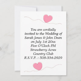 結婚式招待状シンプル 招待状