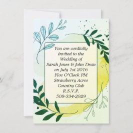 結婚式招待状シンプル 招待状