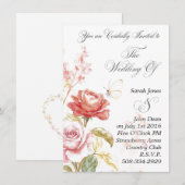 結婚式招待状シンプル 招待状 (正面/裏面)