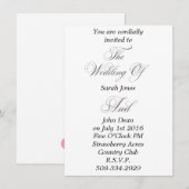 結婚式招待状シンプル 招待状 (正面/裏面)