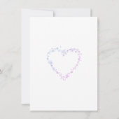 結婚式招待状シンプル 招待状 (裏面)