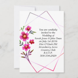 結婚式招待状シンプル 招待状