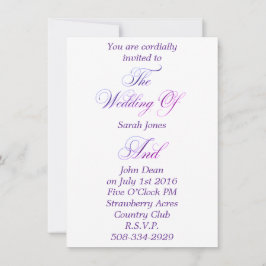 結婚式招待状シンプル 招待状