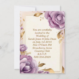 結婚式招待状シンプル 招待状