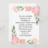 結婚式招待状シンプル 招待状 (正面/裏面)