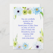 結婚式招待状シンプル 招待状 (正面/裏面)