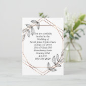 結婚式招待状シンプル 招待状 (スタンド正面)