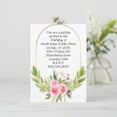 結婚式招待状シンプル 招待状 (スタンド正面)