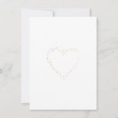 結婚式招待状シンプル 招待状 (裏面)