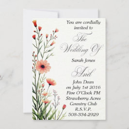 結婚式招待状シンプル 招待状