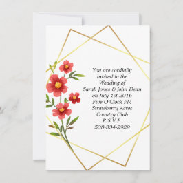 結婚式招待状シンプル 招待状