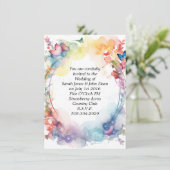 結婚式招待状シンプル 招待状 (スタンド正面)