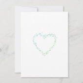 結婚式招待状シンプル 招待状 (裏面)