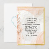 結婚式招待状シンプル 招待状 (正面/裏面)