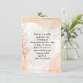 結婚式招待状シンプル 招待状 (スタンド正面)