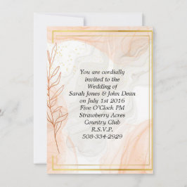 結婚式招待状シンプル 招待状