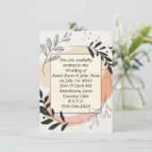 結婚式招待状シンプル 招待状 (スタンド正面)