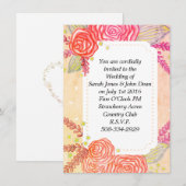 結婚式招待状シンプル 招待状 (正面/裏面)