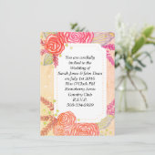 結婚式招待状シンプル 招待状 (スタンド正面)