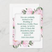 結婚式招待状シンプル 招待状 (正面/裏面)