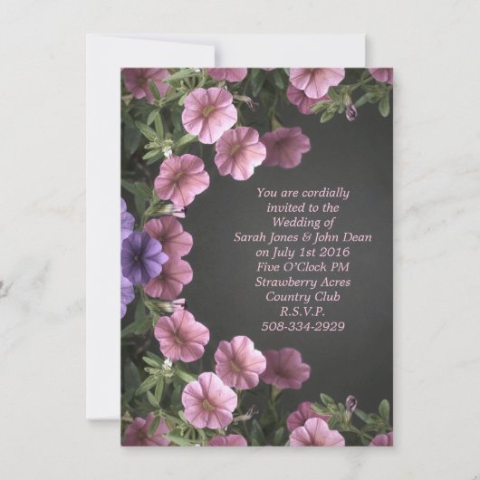 結婚式招待状シンプル 招待状 (正面)