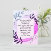 結婚式招待状シンプル 招待状 (スタンド正面)