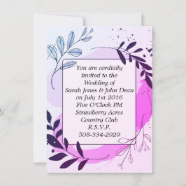 結婚式招待状シンプル 招待状