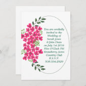 結婚式招待状シンプル 招待状 (正面/裏面)