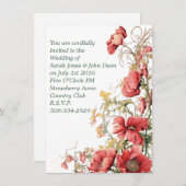 結婚式招待状シンプル 招待状 (正面/裏面)