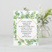 結婚式招待状シンプル 招待状 (スタンド正面)